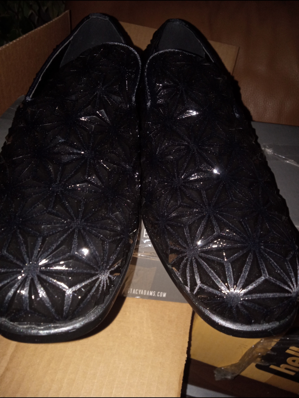 Adams Black Men's Slip-On Dress Loafers